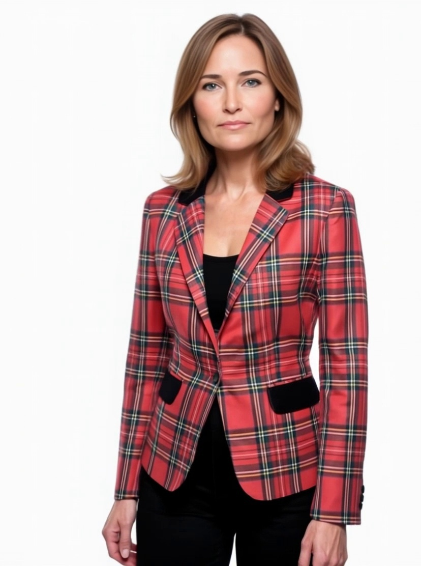 Womens Tartan Blazer - Royal Stewart