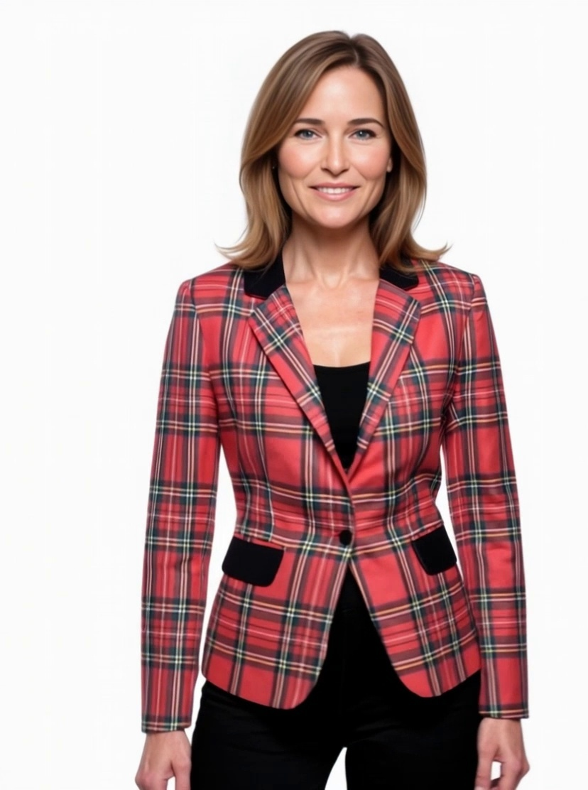 Womens Tartan Blazer - Royal Stewart