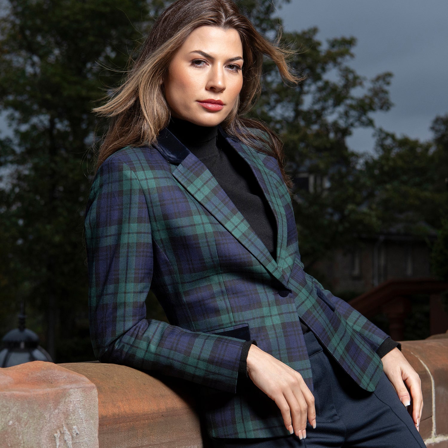 Womens Tartan Blazers