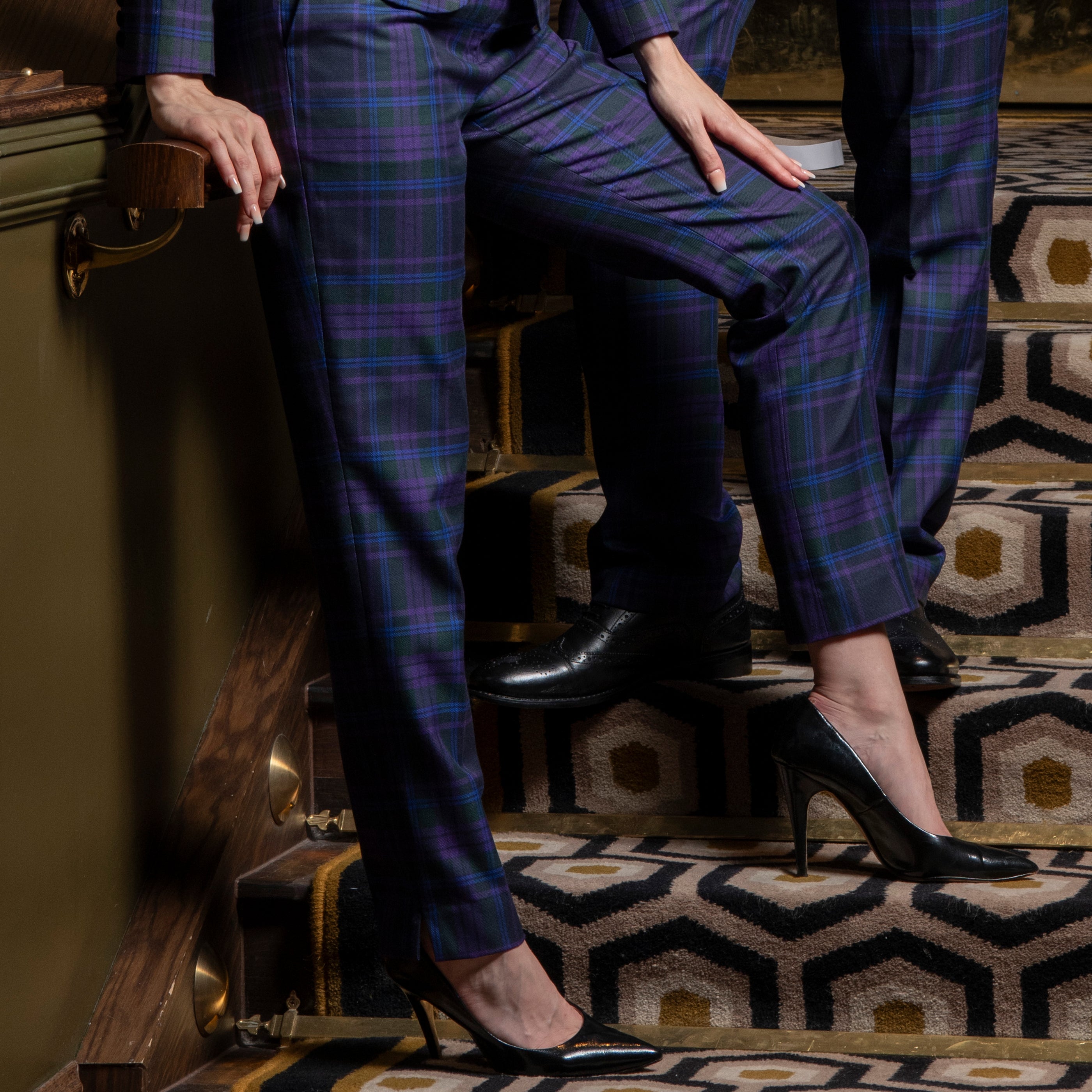 Womens Tartan Trousers