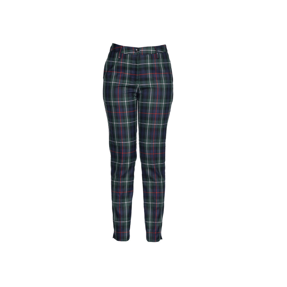 Straight Leg Trousers in Francoise Tartan