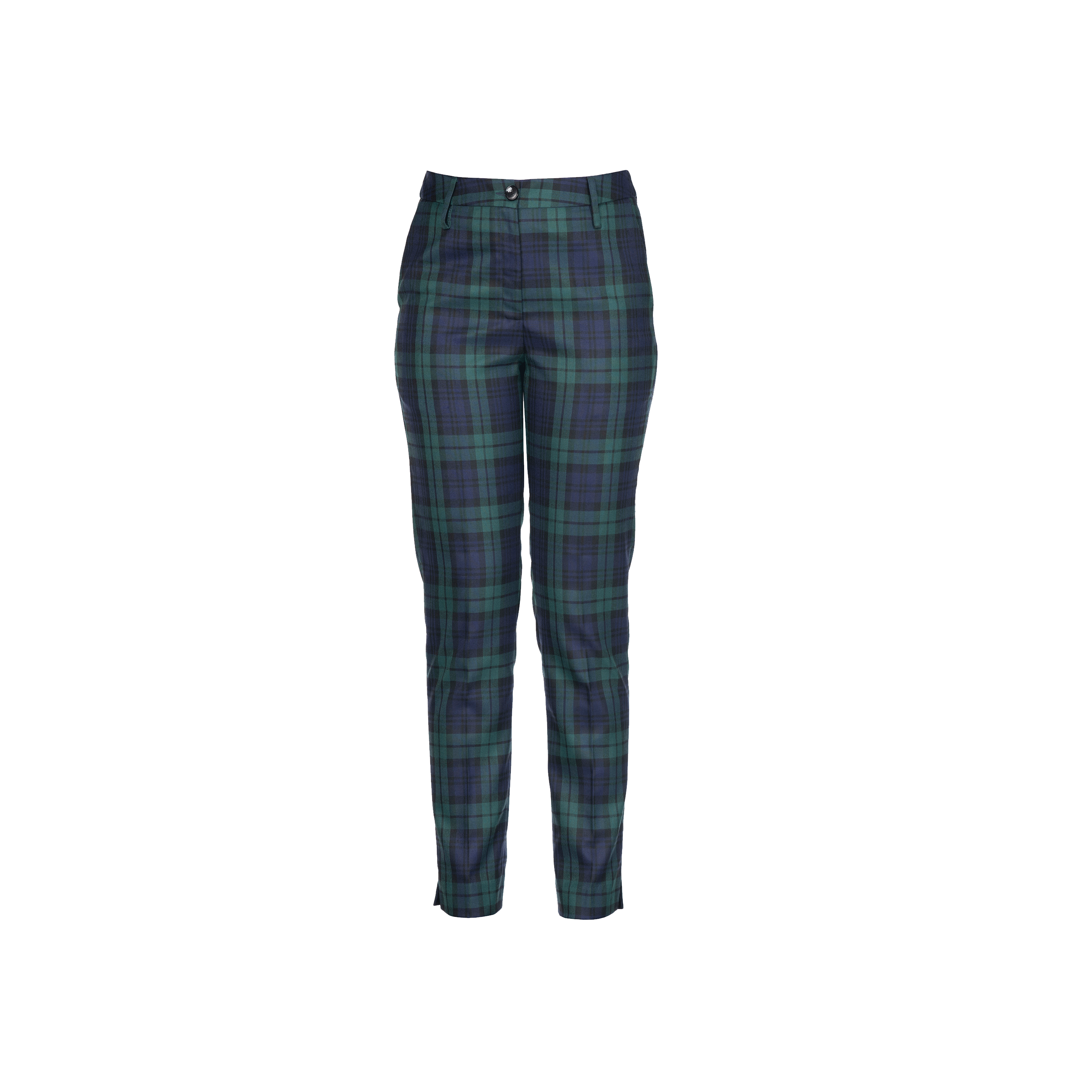 Womens Tartan Trousers - Black Watch